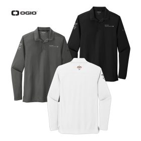 OGIO ® Caliber2.0 Long Sleeve Polo OG105 - EMB/ 3 LOC