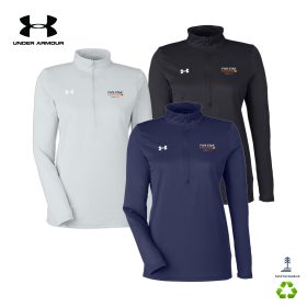 Under Armour Ladies' Team Tech half-zip. 1376862 - DF/LC