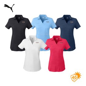 Puma Golf Ladies' Cloudspun Free V-Neck Polo. 597695