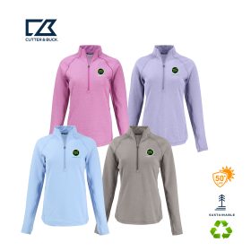 C&B Peshastin Fleece Recycled Ladies' Half Zip Pullover. LCK00182