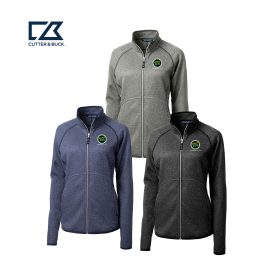 Cutter & Buck Mainsail Sweater-Knit Womens Full Zip Jacket. LCO00059