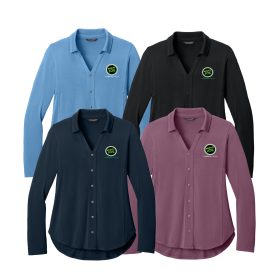 Ladies' Luxe Kit Button Tunic. LK5602