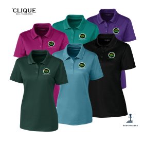 Clique Spin Eco Performance Moisture-Wicking Ladies' Polo. LQK00063 DF/LC