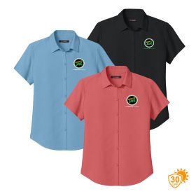 Ladies' Short Sleeve UV Dock Side Shirt. LW963