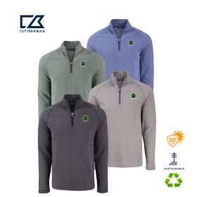 C&B Peshastin Fleece Recycled Men's Half Zip Pullover. MCK01325