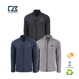 C&B Peshastin Fleece Recycled Mens Full Zip Jacket. MCK01326