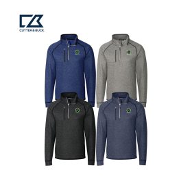 Cutter & Buck Mainsail Sweater-Knit Mens Half Zip Pullover Jacket. MCO00049