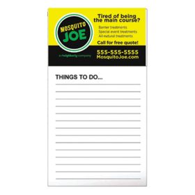 Business Card Magnet w/50 Sheet Notepad. MGBCNP