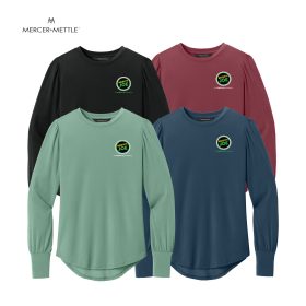 Mercer+Mettle Ladies' Stretch Jersey Long Sleeve Blouse. MM1019