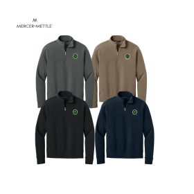Mercer+Mettle Men's Linear Texture 1/4-Zip. MM3040
