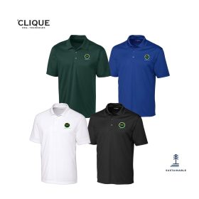 Clique Spin Eco Performance Pique Mens Polo. MQK00075