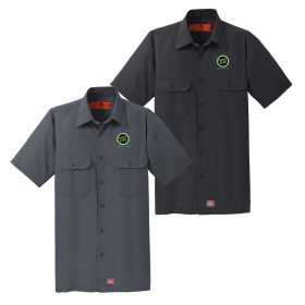 Red Kap&reg; Short Sleeve Solid Ripstop Shirt. SY60