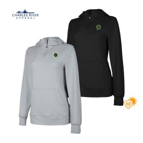 CR Ladies' Pulse Performance Quarter Zip Hoodie. 5538 - DF/LC