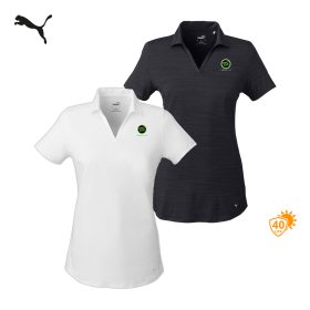 Puma Golf Ladies' Cloudspun Free V-Neck Polo. 597695