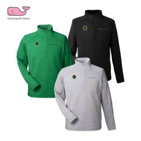 Vineyard Vines Men's Sankaty Quarter-Zip Pullover. K002709 - EMB/RC