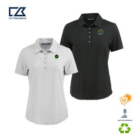 C&B Coastline Eco Recycled Womens Polo. LCK00192 - DF/LC