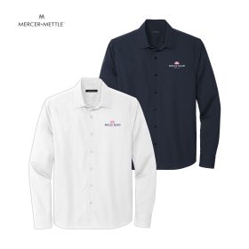 MERCER+METTLE&trade; Men's Long Sleeve Stretch Woven Shirt. MM2000