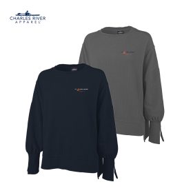 CR Ladies' Camden Spliced Crew Neck Sweatshirt. 5523 