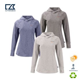 C&BAdapt Knit Recycled Ladies' Heathered Hooded Pullover. LCK00203 -DF/LC