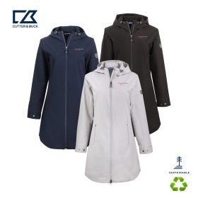 Cutter & Buck Camano Everyday Stretch Recycled Womens Water Resistant Jacket. LCO00077