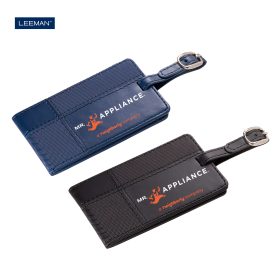 Leeman Tuscany™ Duo-Textured Luggage Tag (2 Pack). LG-9325