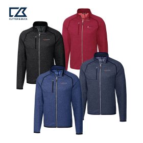 Cutter & Buck Mainsail Sweater-Knit Mens Full Zip Jacket. MCO00050