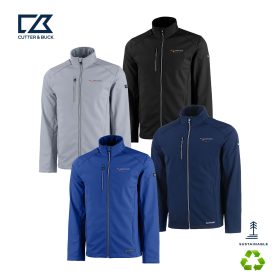 Cutter & Buck Evoke Eco Softshell Recycled Full Zip Mens Jacket. MCO00078