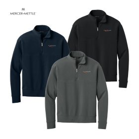 Mercer+Mettle Men's Linear Texture 1/4-Zip. MM3040