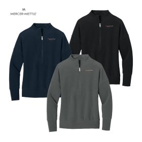 Mercer+Mettle Ladies' Linear Texture 1/4-Zip. MM3041