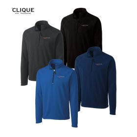 Clique Summit Performance Fleece Half Zip Mens Pullover Jacket. MQO00027