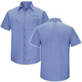 Men's Short Sleeve Work Shirt With Mimix. SX20