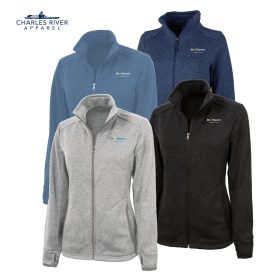 CR Ladies' Heathered Fleece Jacket. 5493