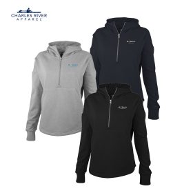 CR Ladies' Willow Scallop Hem Hoodie. 5527 