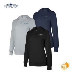 CR Ladies' Pulse Performance Quarter Zip Hoodie. 5538 - DF/LC