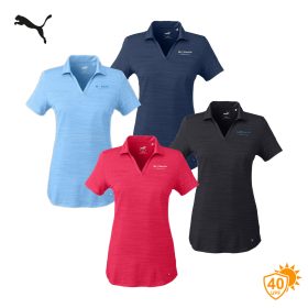 Puma Golf Ladies' Cloudspun Free V-Neck Polo. 597695