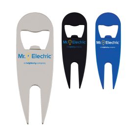 Aluminum Divot Tool with Bottle Opener (LOTS OF 24). 7270