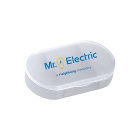 Oval Shape Pill Holder (LOTS OF 24). 7531