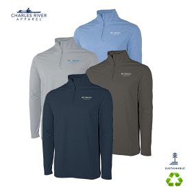 Charles River Men's Eco-Logic 1/4 Zip Pullover. 9468 - DF/LC