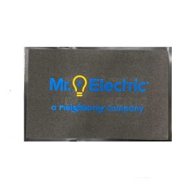Sublimation 24x36 Loop Floor Mat With Black Edges, Grey (Sold Individually). FM2436L