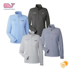 Vineyard Vines Ladies' Sankaty Half-Zip Pullover. K002521 - EMB/RC