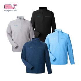 Vineyard Vines Men's Sankaty Quarter-Zip Pullover. K002709 - EMB/RC