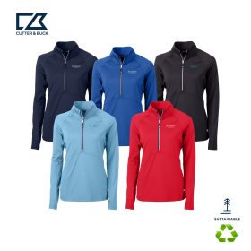 C&B Adapt Eco Knit Stretch Recycled Ladies Half Zip Pullover. LCK00128 - DF/LC