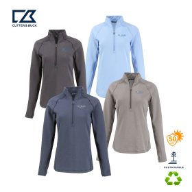 C&B Peshastin Fleece Recycled Ladies' Half Zip Pullover. LCK00182