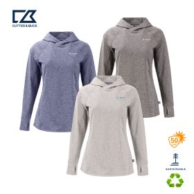 C&BAdapt Knit Recycled Ladies' Heathered Hooded Pullover. LCK00203 -DF/LC
