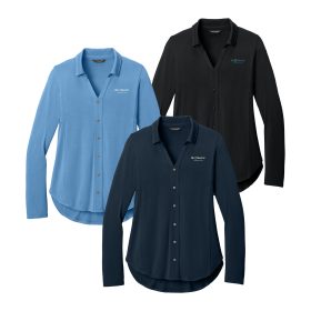 Ladies' Luxe Kit Button Tunic. LK5602