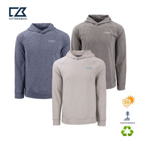 C&B Adapt Knit Recycled Mens Heathered Hooded Pullover. MCK01341