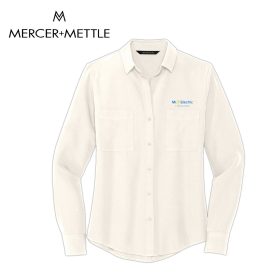 MERCER+METTLE&trade; Women's Stretch Crepe Long Sleeve Camp MM2013
