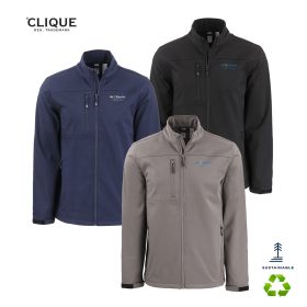 Clique Tempest Waterproof Full Zip Mens Softshell Jacket. MQO00078