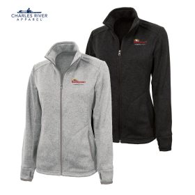 CR Ladies' Heathered Fleece Jacket. 5493