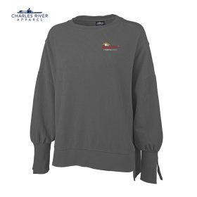 CR Ladies' Camden Spliced Crew Neck Sweatshirt. 5523 